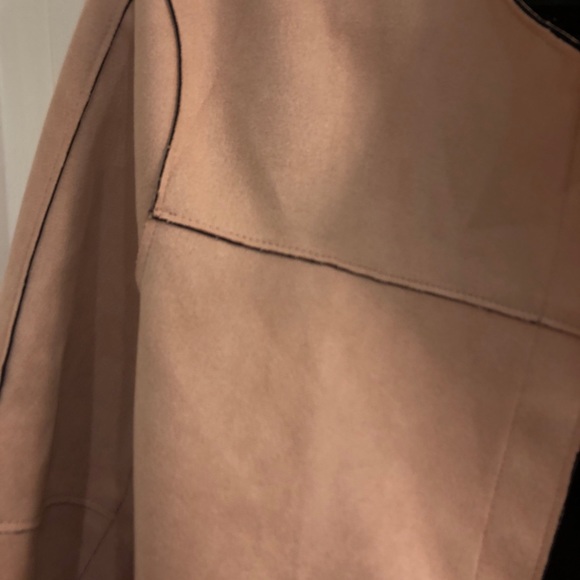 Pink Faux Suede Jacket - Picture 4 of 4